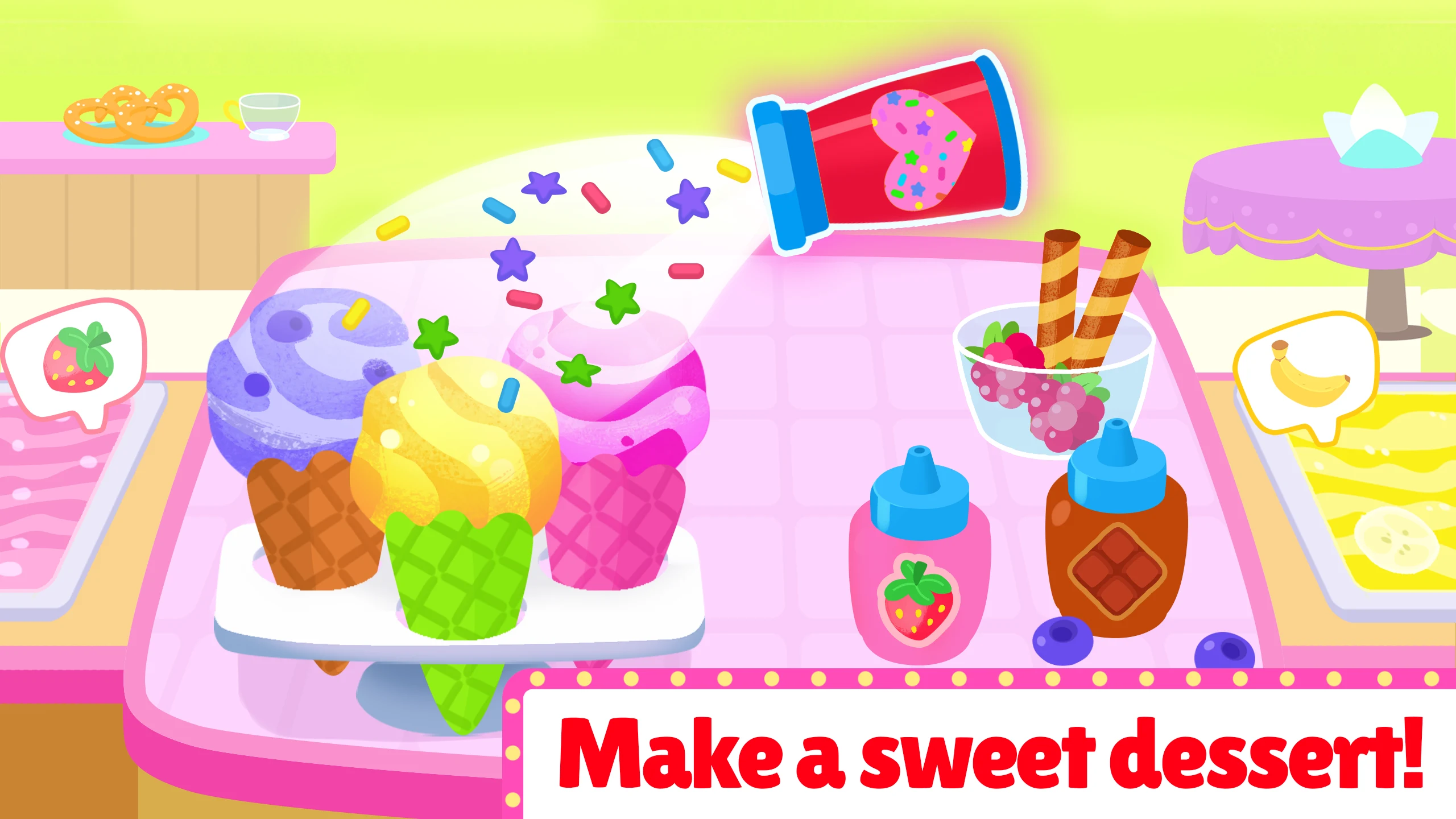 Kids cooking restaurant games screenshot