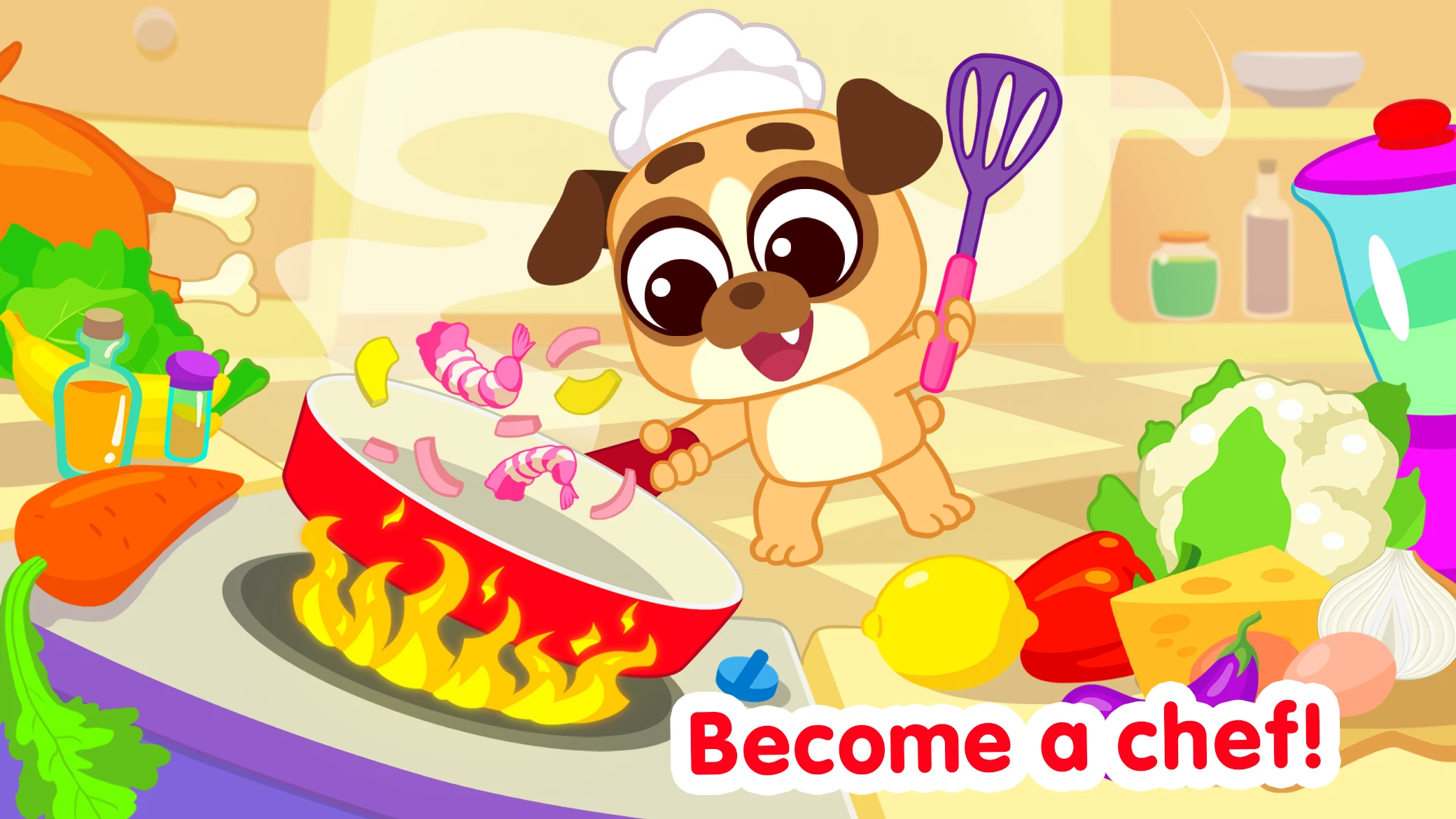 Kids cooking restaurant games screenshot
