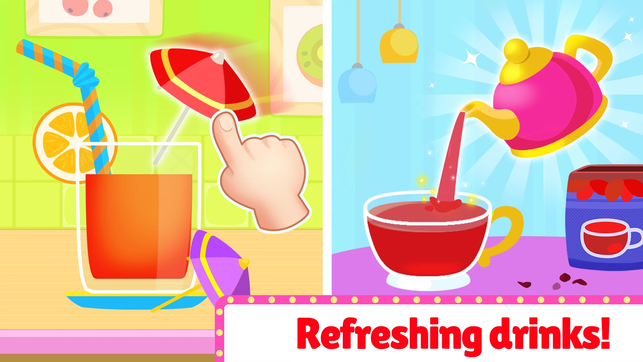 Kids cooking restaurant games screenshot