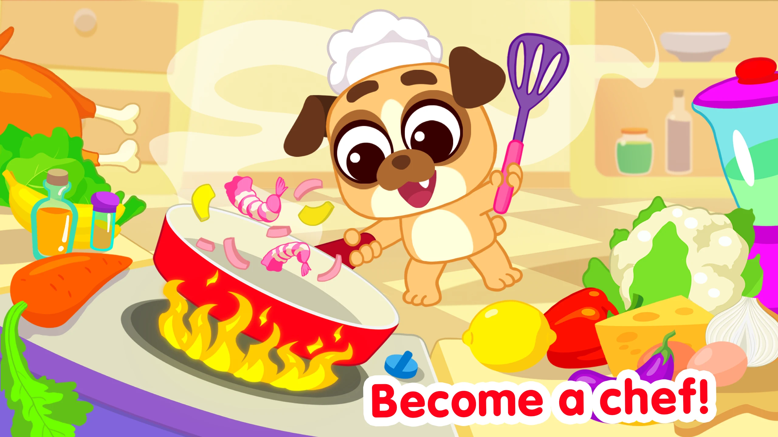Kids cooking restaurant games screenshot