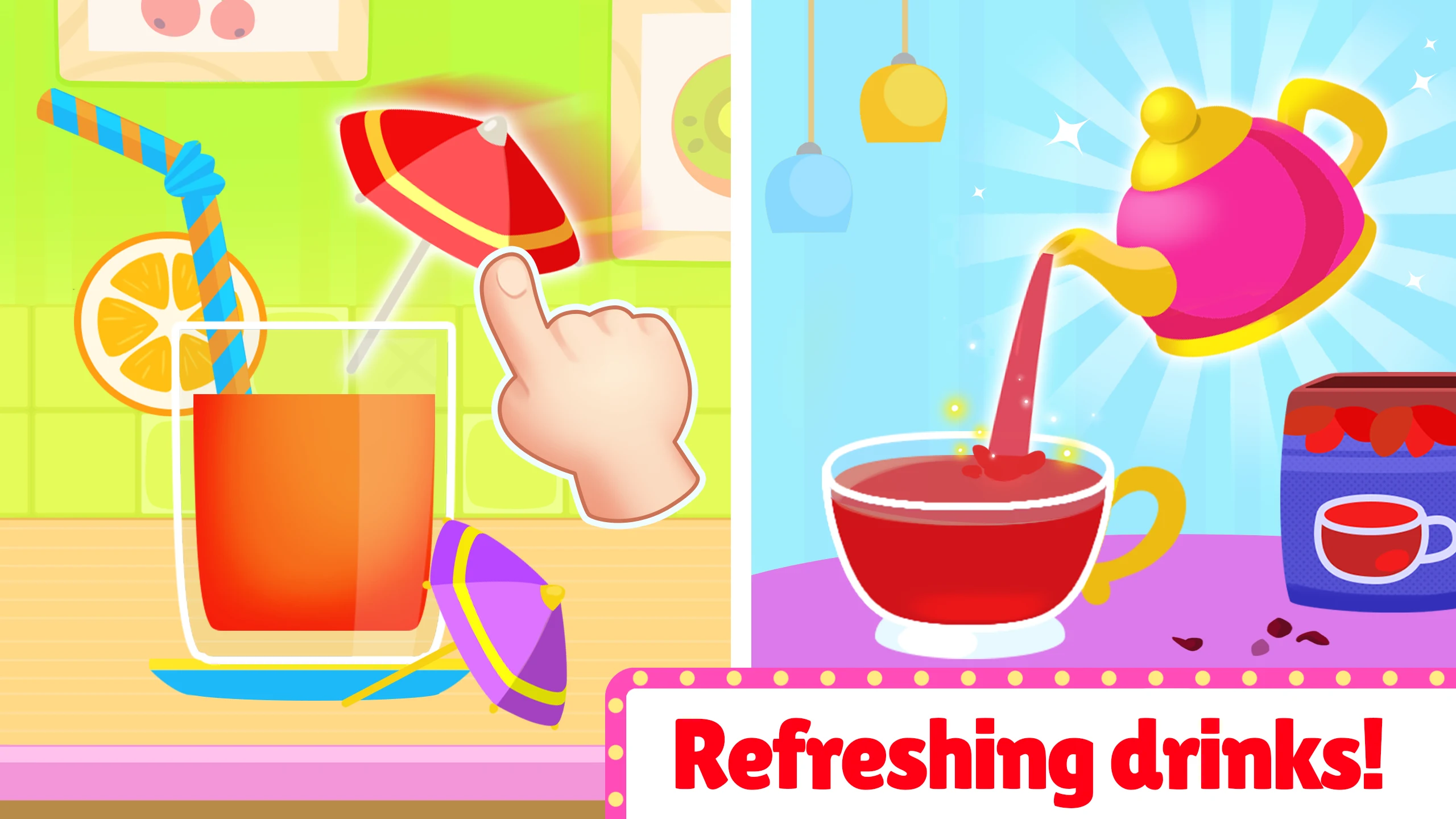 Kids cooking restaurant games screenshot